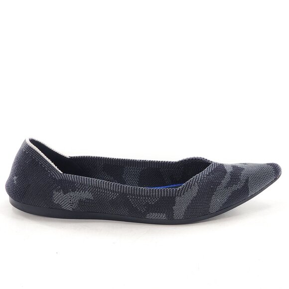 ROTHY'S The Point Gray Camo Print Ballet Flats - Picture 4 of 7